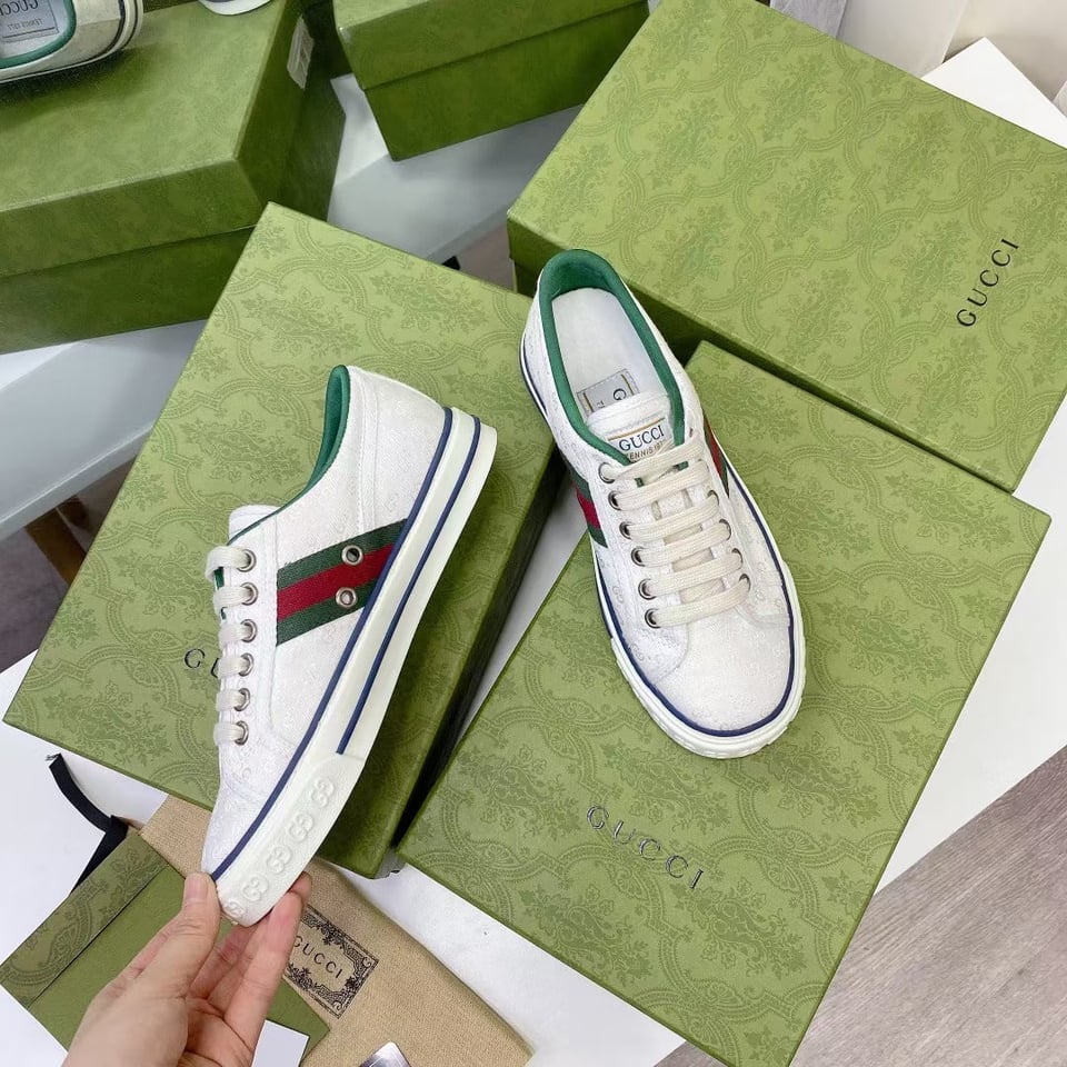 Gucci Tennis 1977 White Mini Gg 606111 99W90 9085 view 4