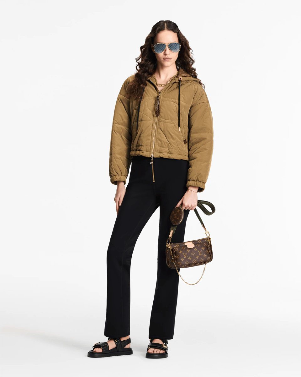 Louis Vuitton Multi Pochette Accessoires Khaki 24Cm M44813 view 6