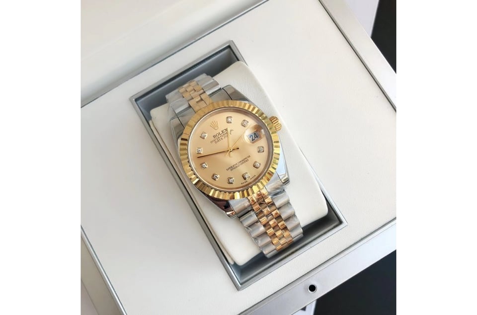 Rolex Datejust 36/28mm RG/SS Jub Gold/Dial view 5