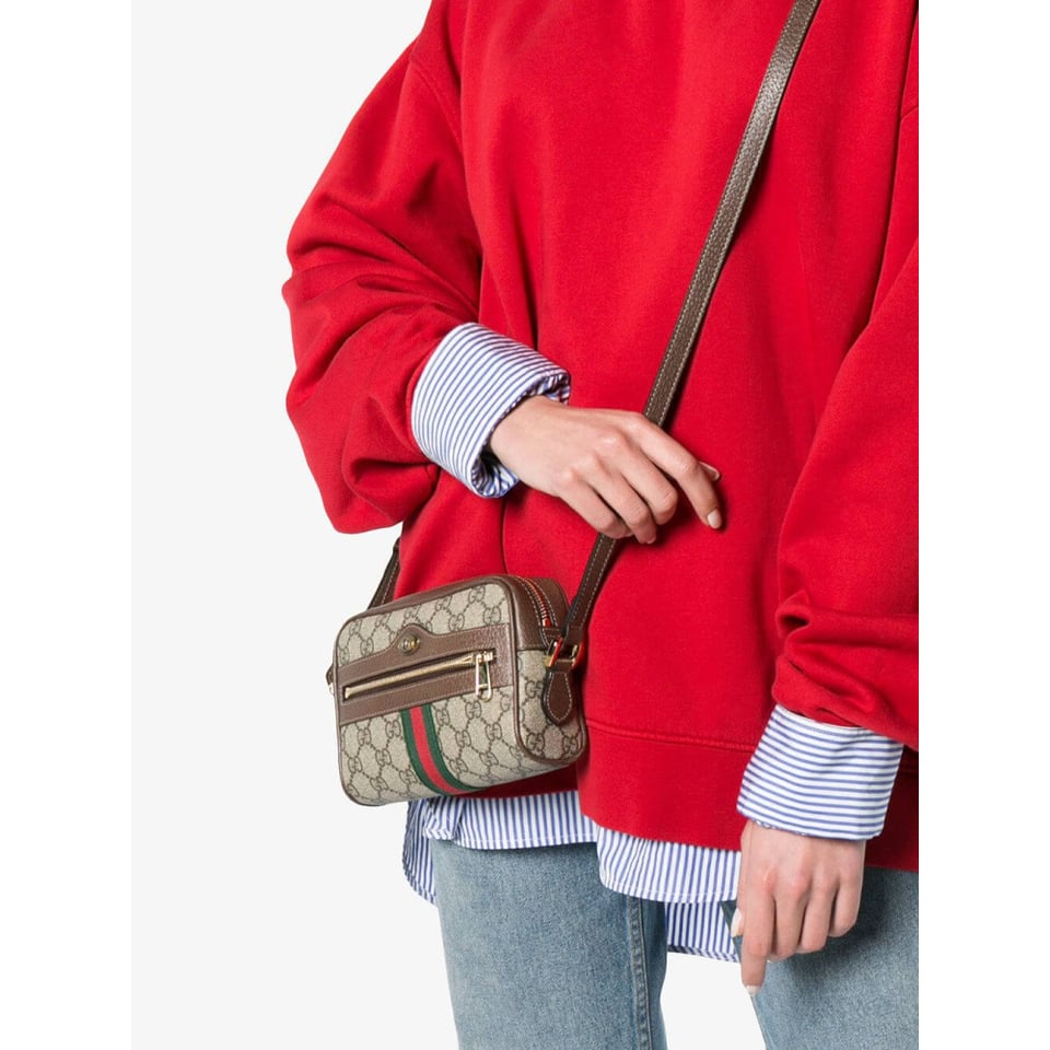 Gucci Ophidia GG Supreme Mini Bag view 4