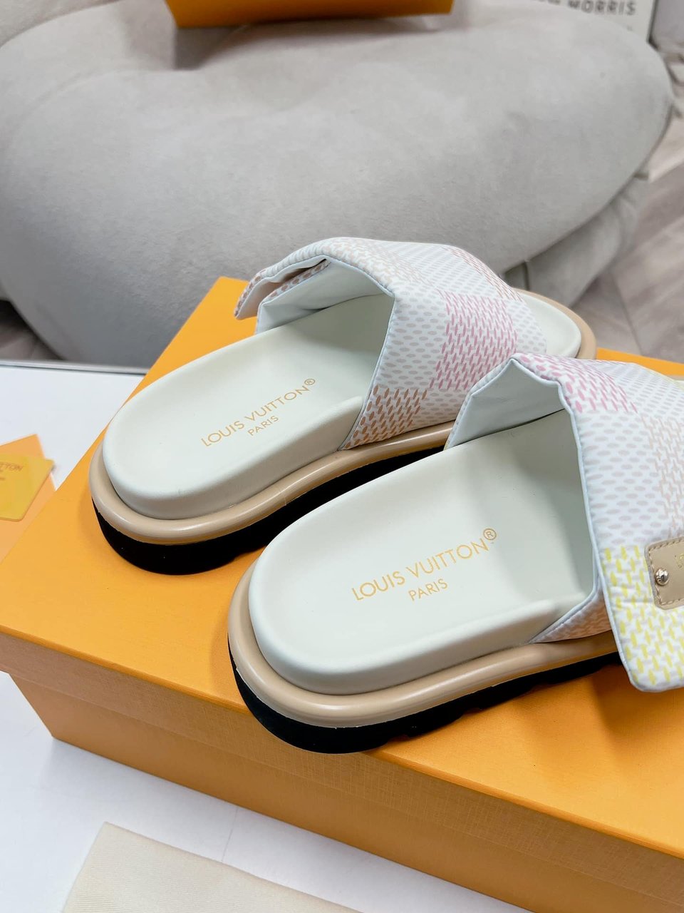 Louis Vuitton Pool Pillow Flat Comfort Mule Sandals Light Pink 1Actww view 8