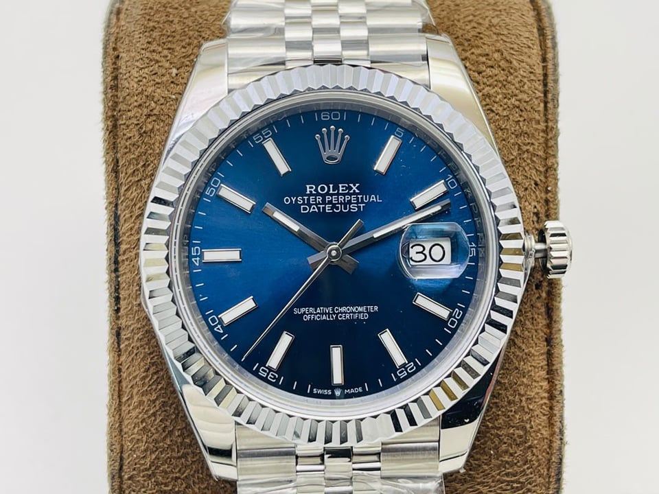 [Super Clone] Rolex Datejust 41mm Blue Dial 126334 Jubilee view 6