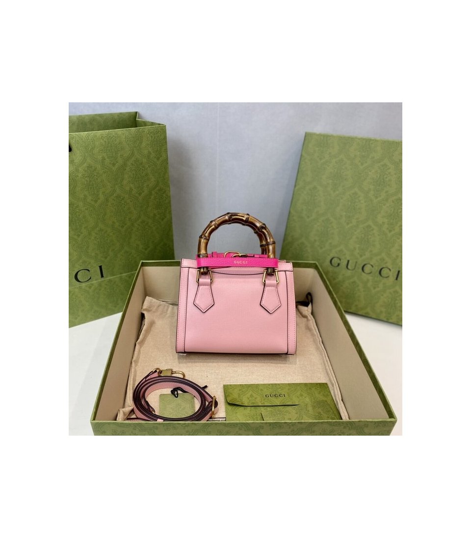 Gucci Diana Mini Tote Bag Pink view 14