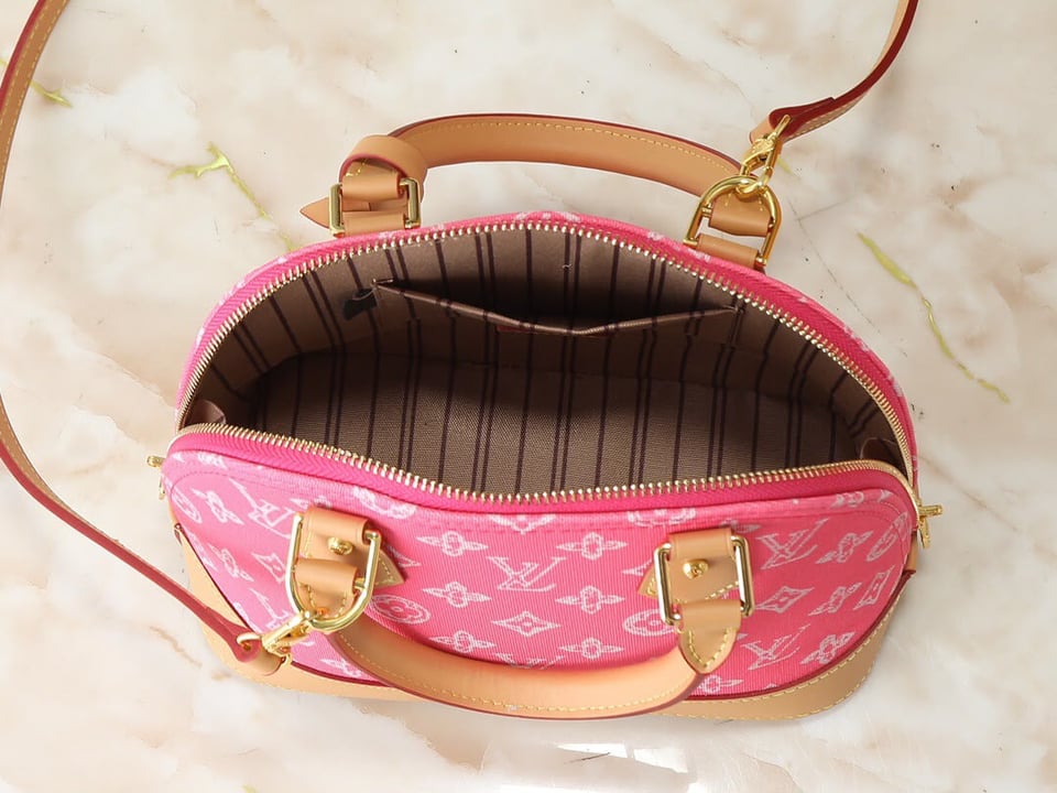 Louis Vuitton Alma BB Bag Monogram Origine Rose Ruban 23.5cm M28272 view 6