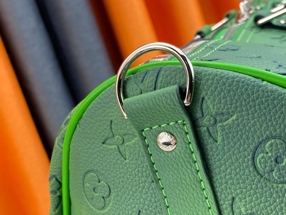 Louis Vuitton Keepall Bandouliere 50Cm Blue And Green view 6