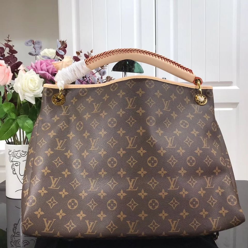 Louis Vuitton Graceful MM 41cm/16.1in Monogram Canvas Brown M44869 – Women view 3