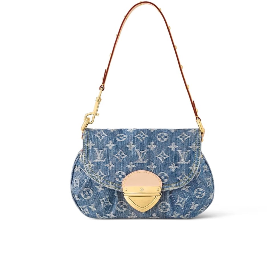 Louis Vuitton Sunset Monogram Denim Blue 26Cm M46829 view 2
