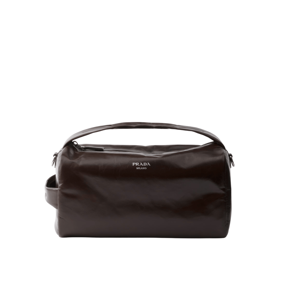 Prada Classic Leather Shoulder Bag 24cm view 2