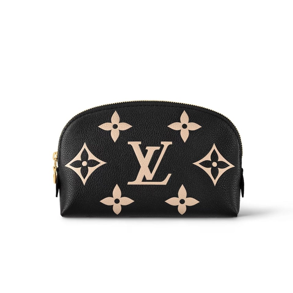 Louis Vuitton Cosmetic Pouch Pm Black 17Cm M59086 view 2