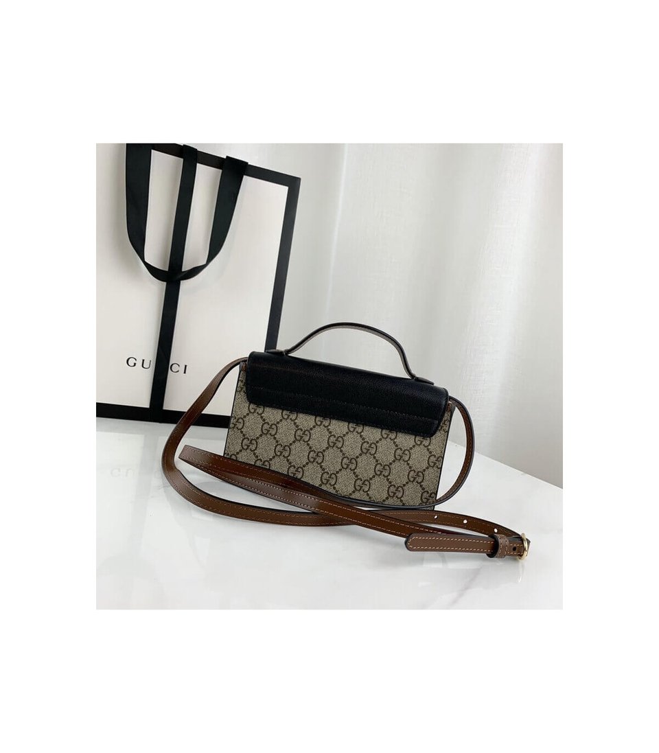 Gucci Padlock Mini Bag Black view 7