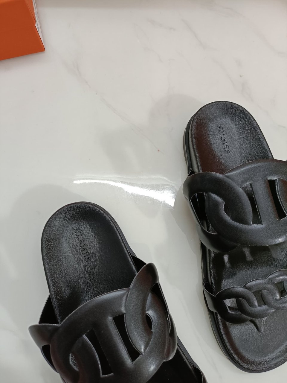 Hermes Extra Sandal Black H222302Z 02350 view 4