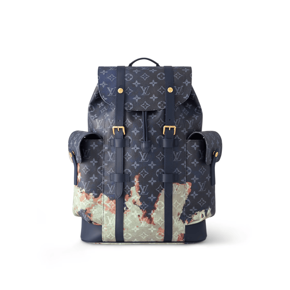 Louis Vuitton Christopher PM Backpack Blue 48Cm Good Quality For Men view 2