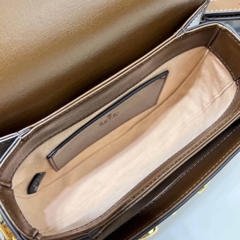 Gucci GG Supreme Horsebit 1955 Mini Rounded Bag view 16