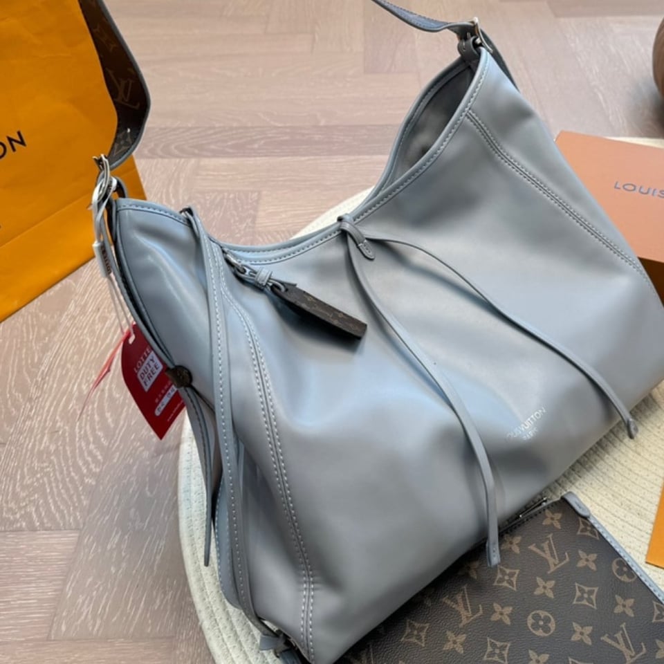 Louis Vuitton Carryall Dark Mm Gris Trianon 39cm/15.4in M12583 view 9