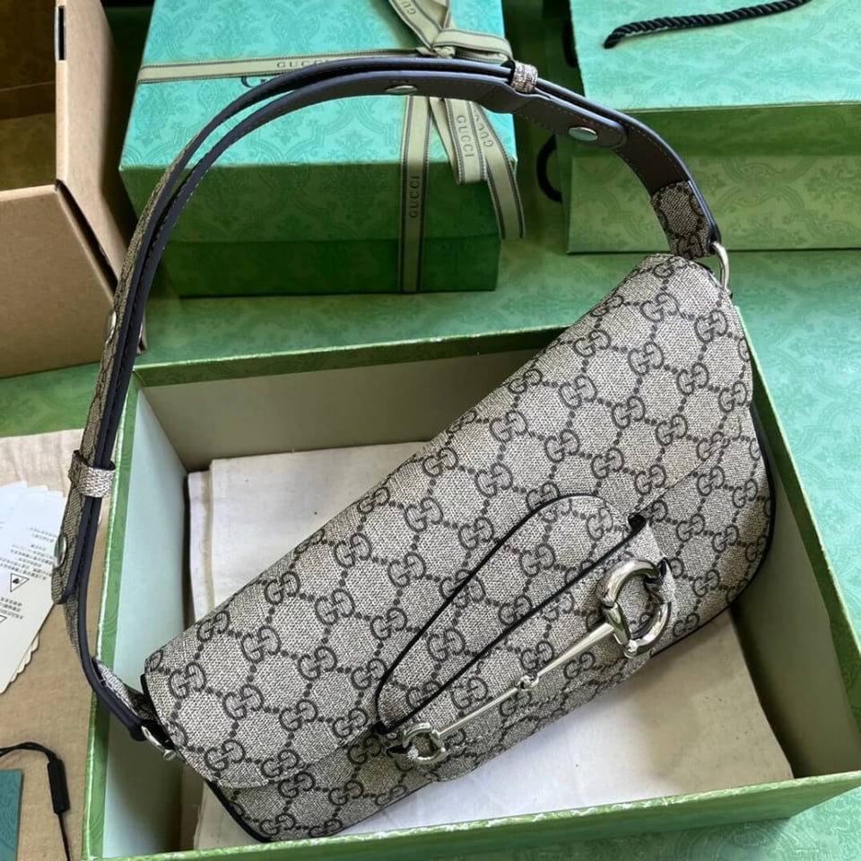 Gucci Horsebit 1955 Small Shoulder Bag view 13
