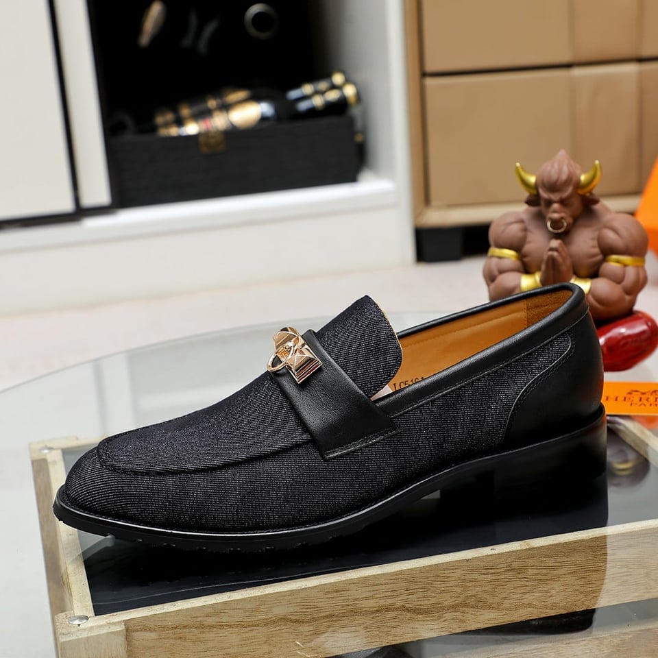 Hermes Blaise Loafer Black view 6