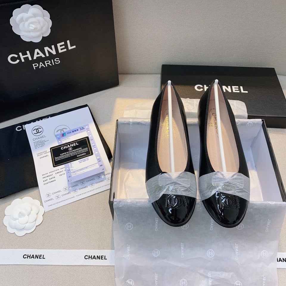 Chanel Flat Black Sandals G02819 Y01552 94305 view 6