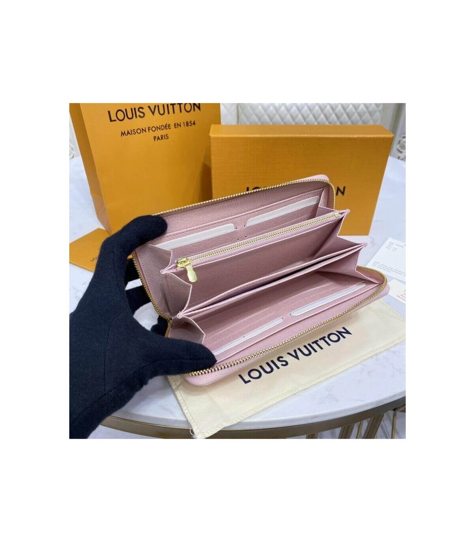 Louis Vuitton Zippy Wallet Pink 19.5cm view 11