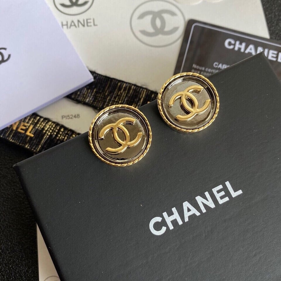 Chanel Cc Earrings view 6
