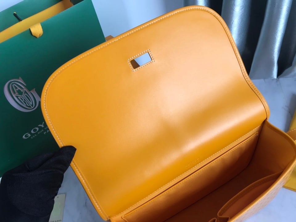 Goyard Belvedere Mm Bag 28Cm Yellow Canvas view 9