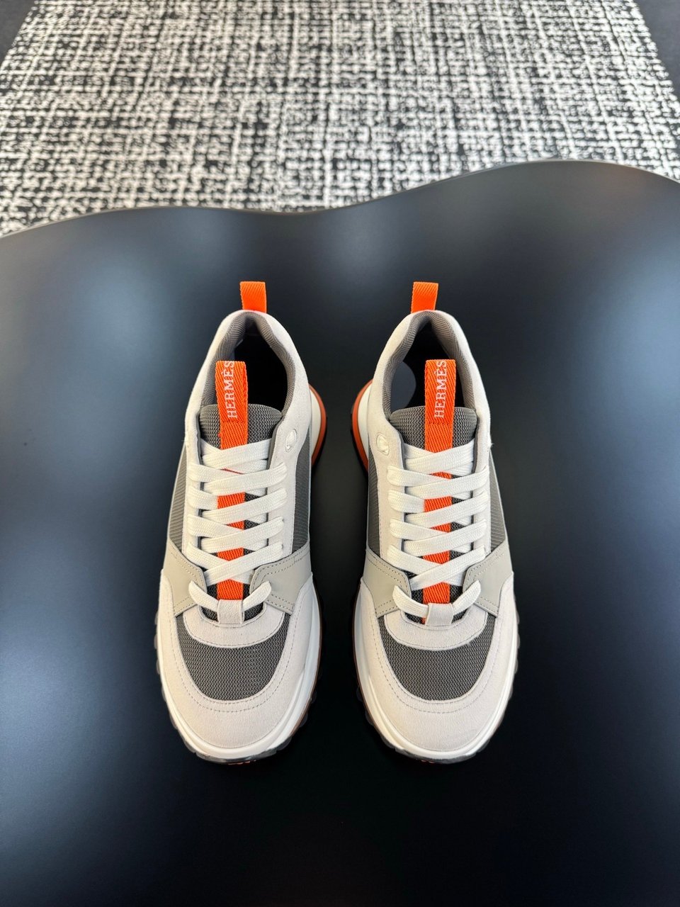 Hermès Trail Sneaker Grey- Shoes for Men view 6