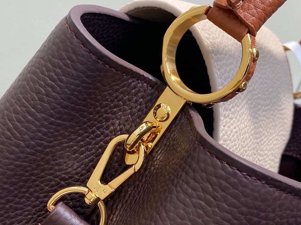 Louis Vuitton Capucines MM M12952 Chocolate 31.5cm/ 12.2in view 10