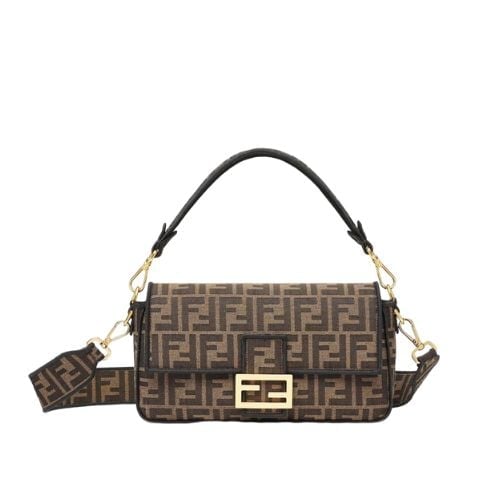 Fendi Baguette Jacquard Ff Fabric Bag 26Cm 8Br600A6V5F17U4 view 2
