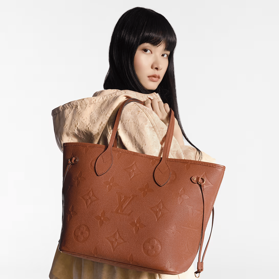 Louis Vuitton Neverfull Mm Tote Bag Cognac Brown 31cm M12605 view 8