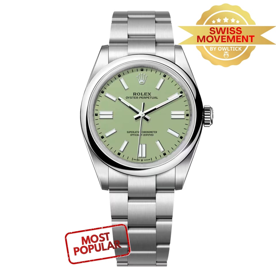 [Superclone] Rolex Oyster Perpetual 41mm Pistachio Dial Oyster 134300