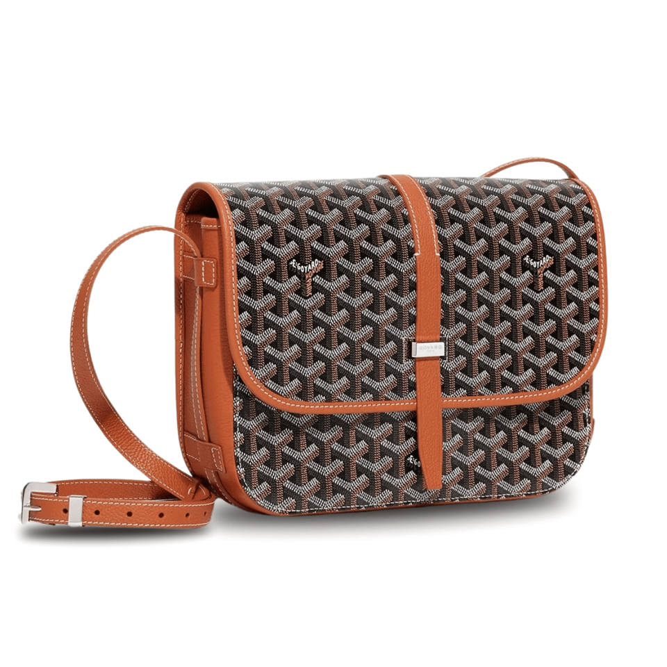 Goyard Belvedere Mm Bag 28Cm Black And Tan Canvas view 2