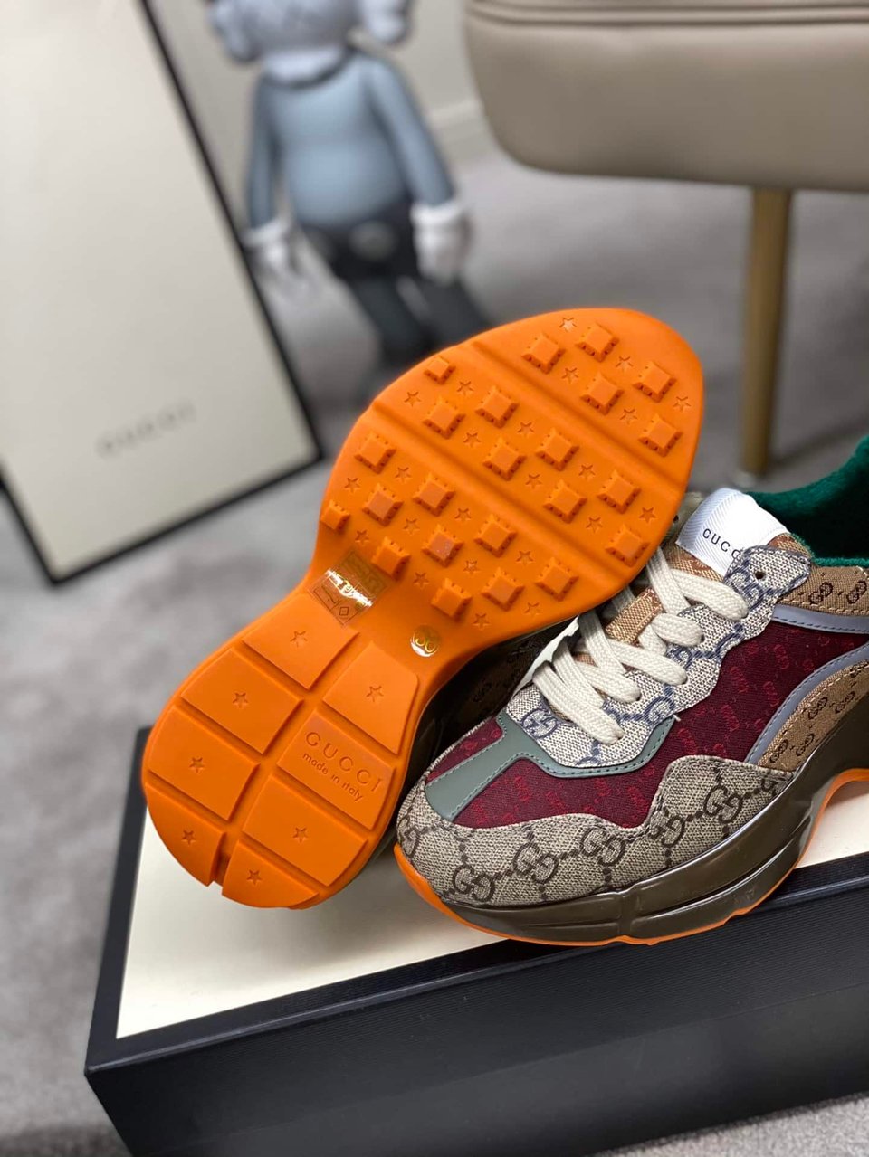 Gucci Women’S Gg Rhyton Sneaker ?619891 99Wg0-6060 view 6