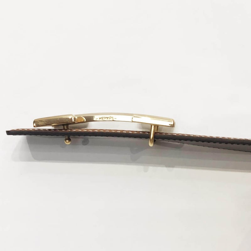 Hermes H Belt Buckle &amp; Reversible Leather Strap 38 mm HB01 view 6