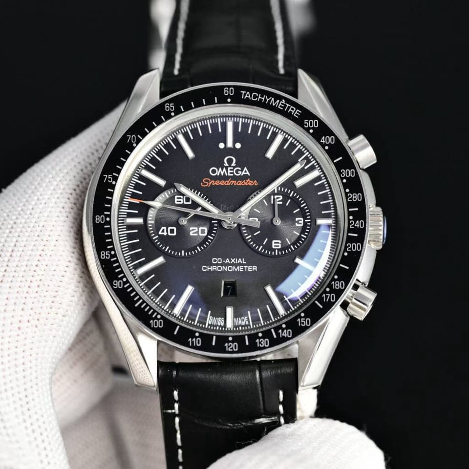 Omega Speedmaster Moonwatch Black Dial view 7
