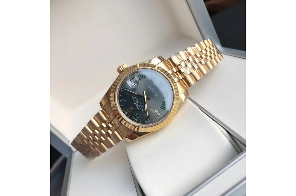 Rolex Datejust 36/28mm RG/RG Jubilee Bracelet view 7