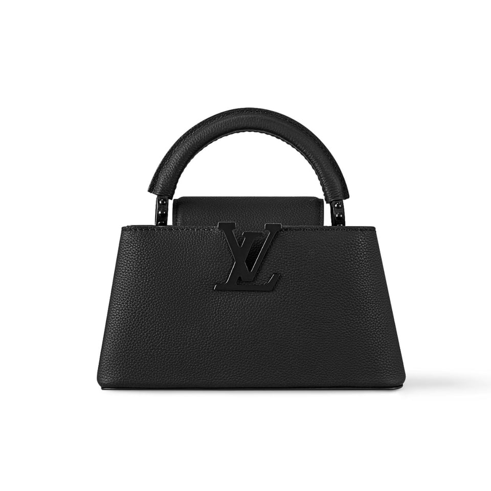 Louis Vuitton Capucines East West Mini Optic Black 19Cm M23955 view 2