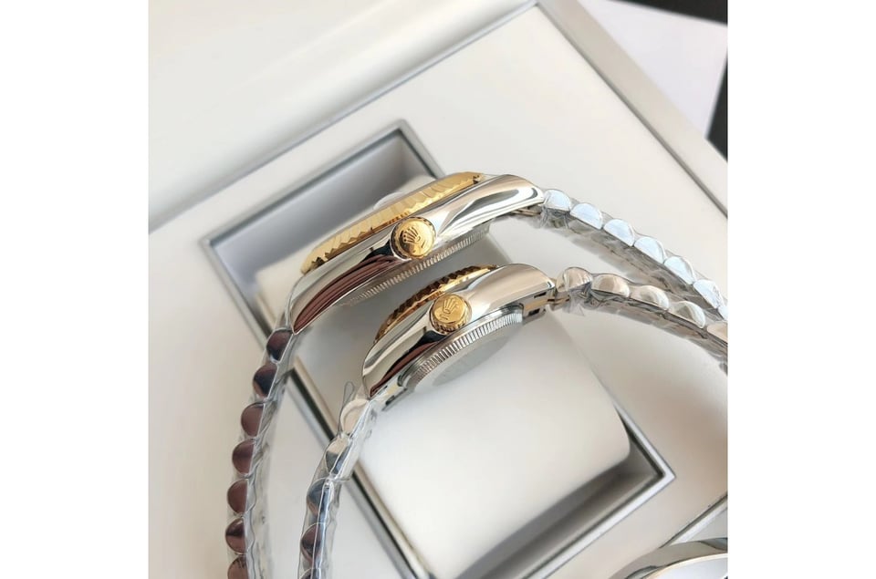 Rolex Datejust 36/28mm RG/SS Jub Gold/Dial view 9