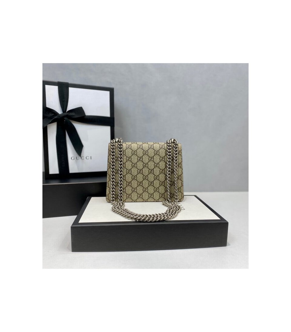 Gucci Dionysus GG Supreme Mini Bag Red 20cm view 10
