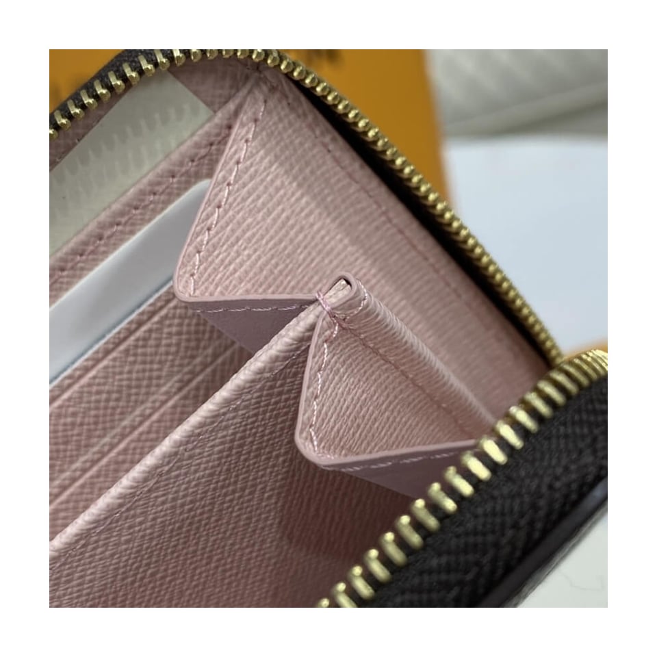 Louis Vuitton Damier Ebene Zippy Coin Purse Pink view 9