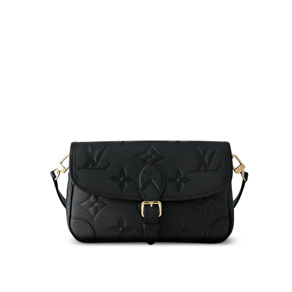 Louis Vuitton Diane Monogram In Black 23cm/9in M46386