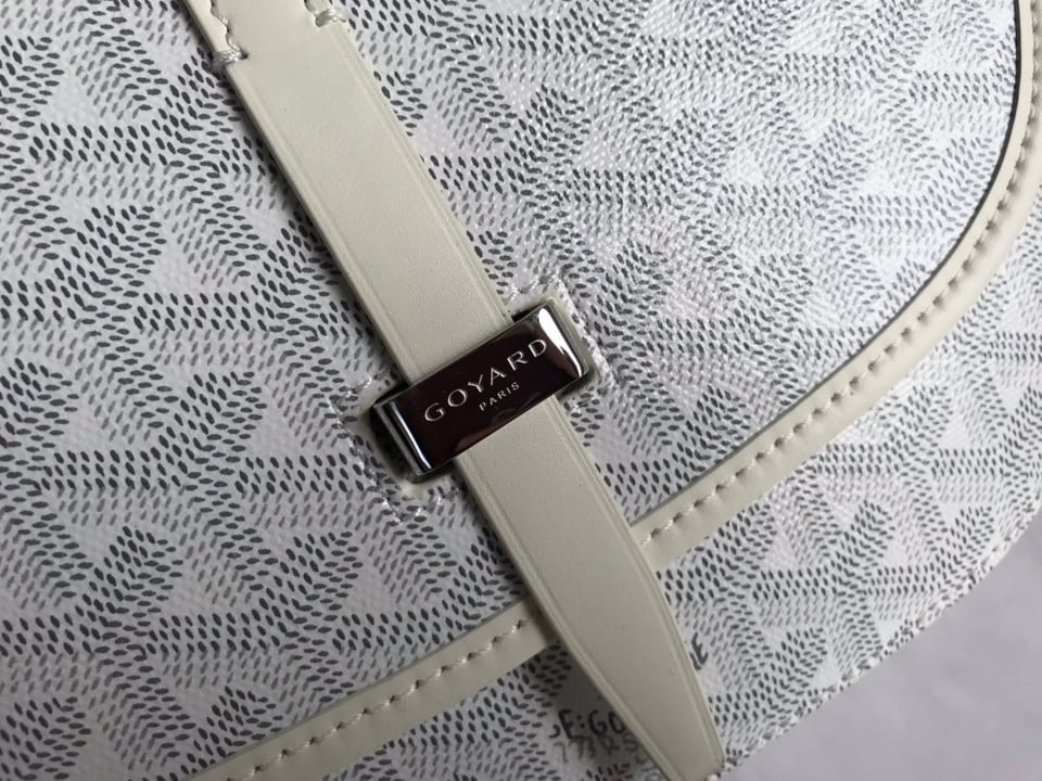 Goyard Belvedere Pm Bag 21Cm White Canvas view 7