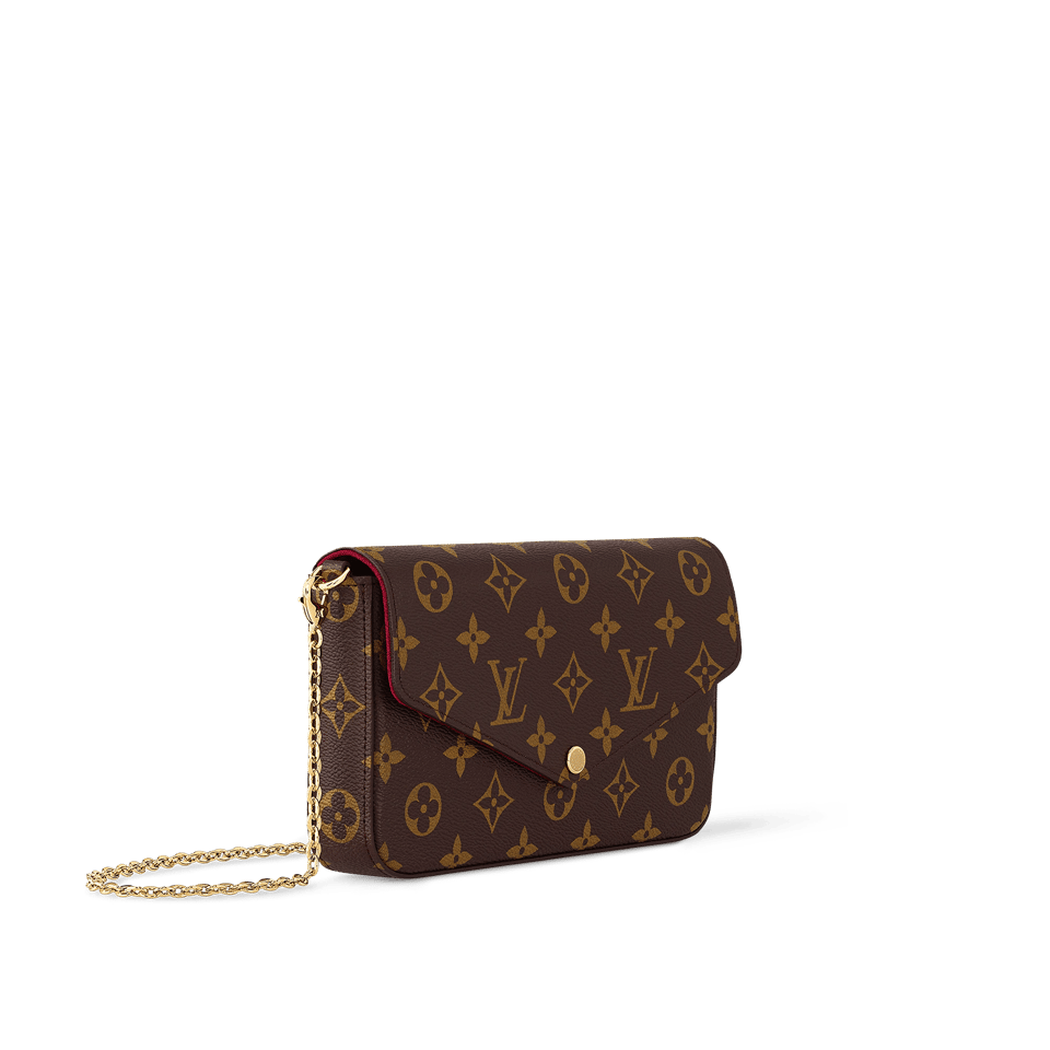 Louis Vuitton Félicie Pochette Lv Monogram Chain Bag Monogram 61276 21cm/8.3in view 4