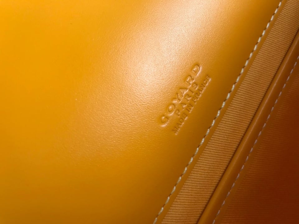 Goyard Belvedere Mm Bag 28Cm Yellow Canvas view 11