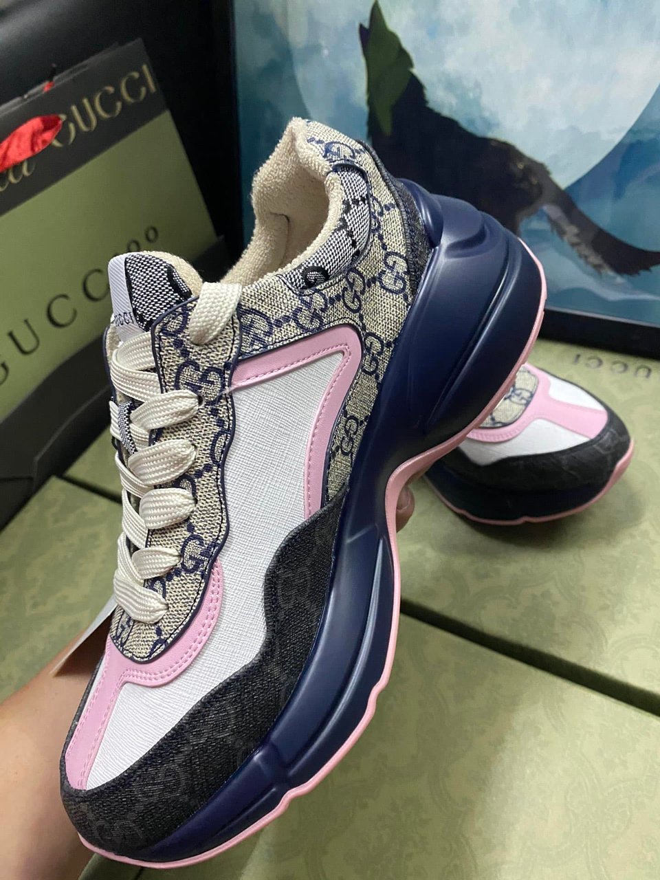 Gucci Women’S Gg Rhyton Sneaker 692902 Uiq30 1061 view 9