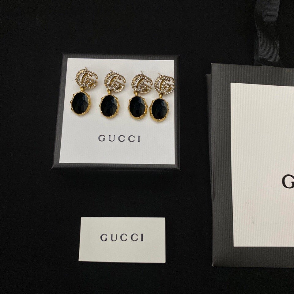 Gucci Gg Black Earrings view 5