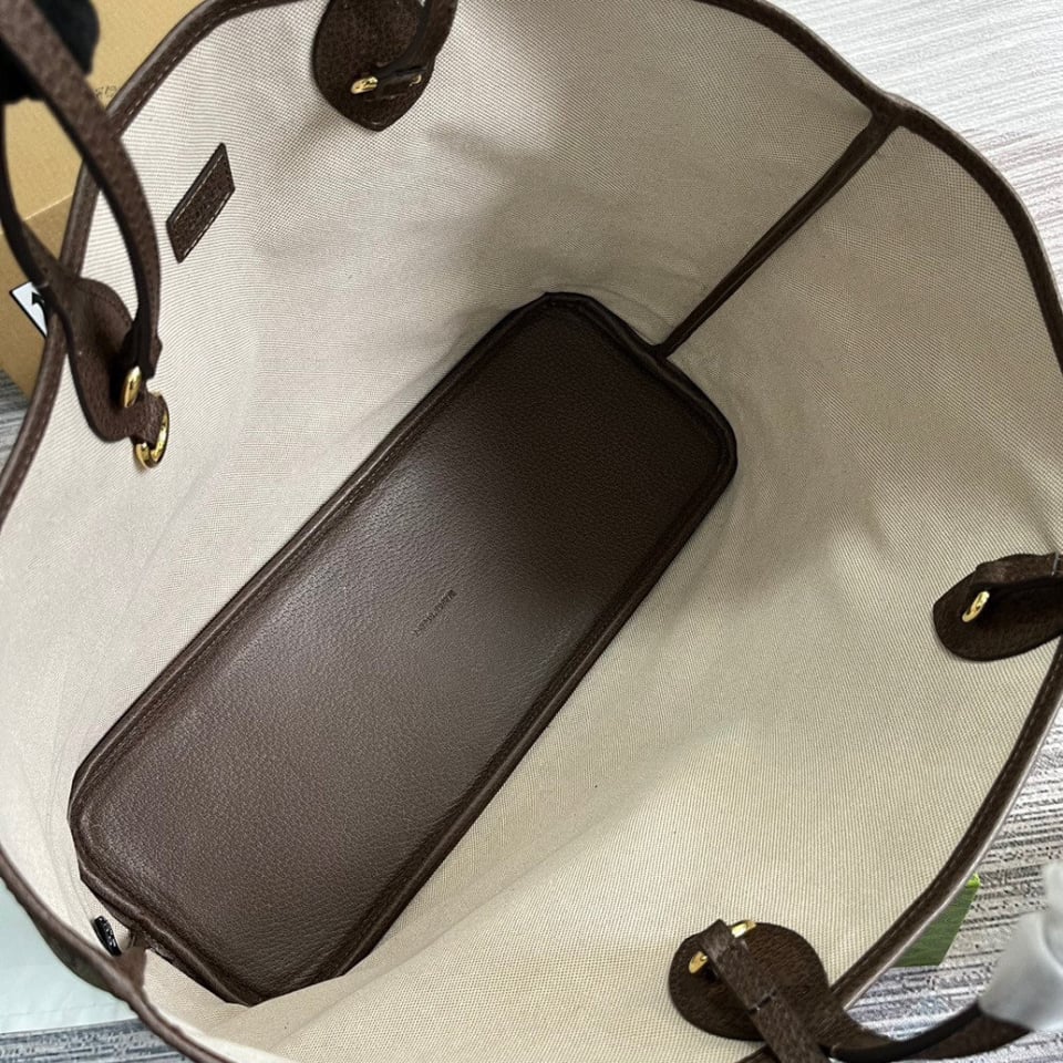 Gucci Ophidia GG Supreme Shoulder Tote Beige/Ebony 38.5cm/15.2in view 13