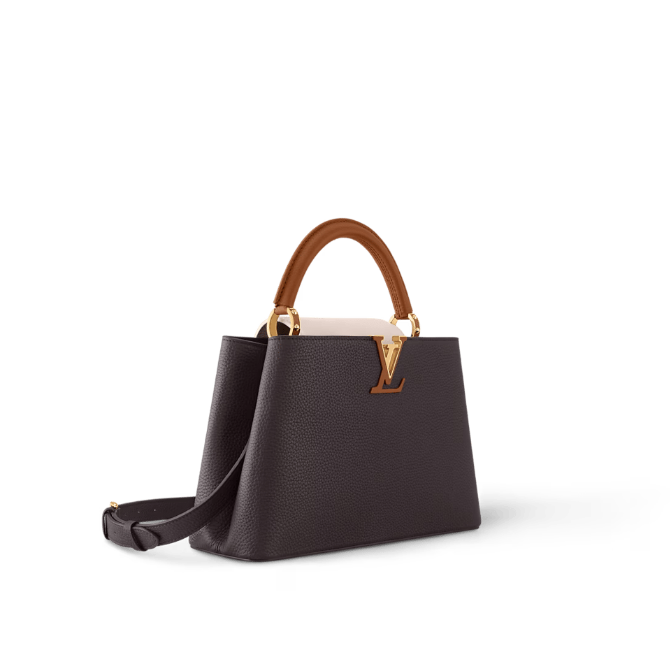 Louis Vuitton Capucines MM M12952 Chocolate 31.5cm/ 12.2in view 5