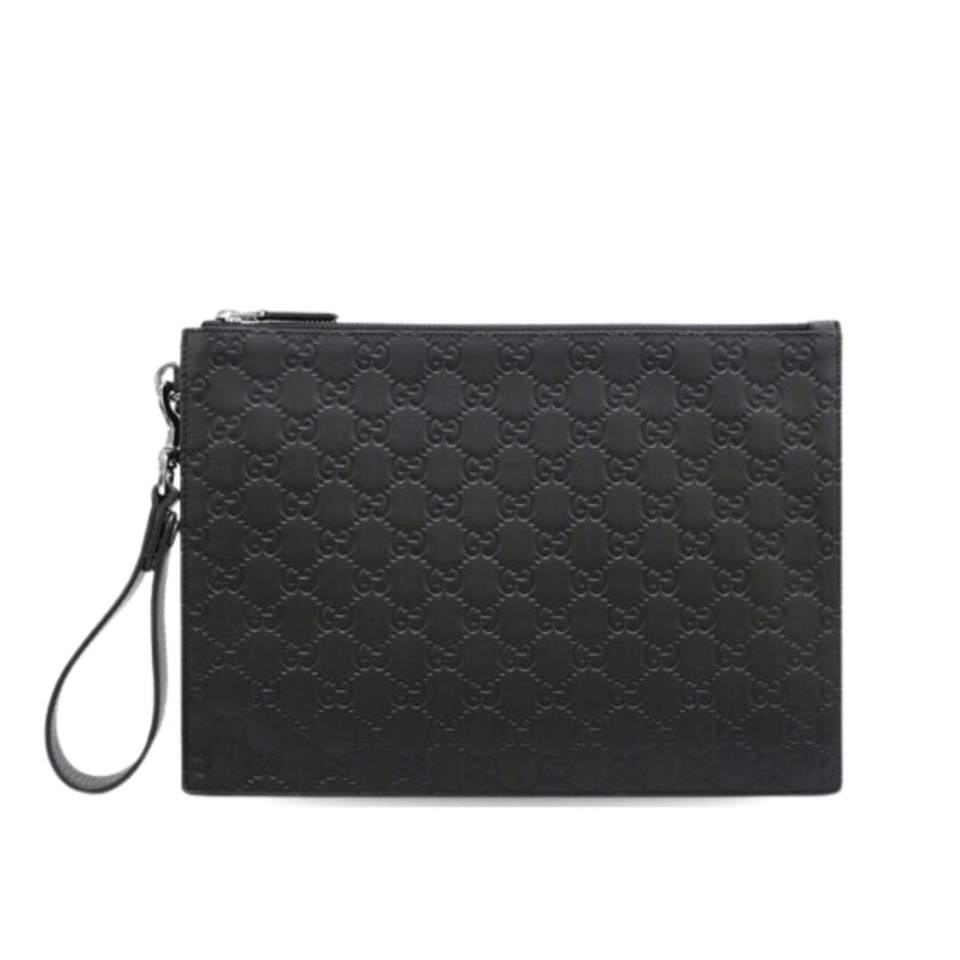 Gucci Microguccissima Pouch Black Pouch 12in/31cm For Men view 2