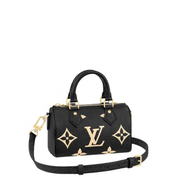 Louis Vuitton Nano Speedy Monogram Canvas Black 17Cm M81456 view 2