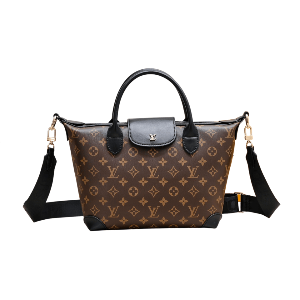 Louis Vuitton Tote Bag Monogram Canvas Black 26Cm view 2