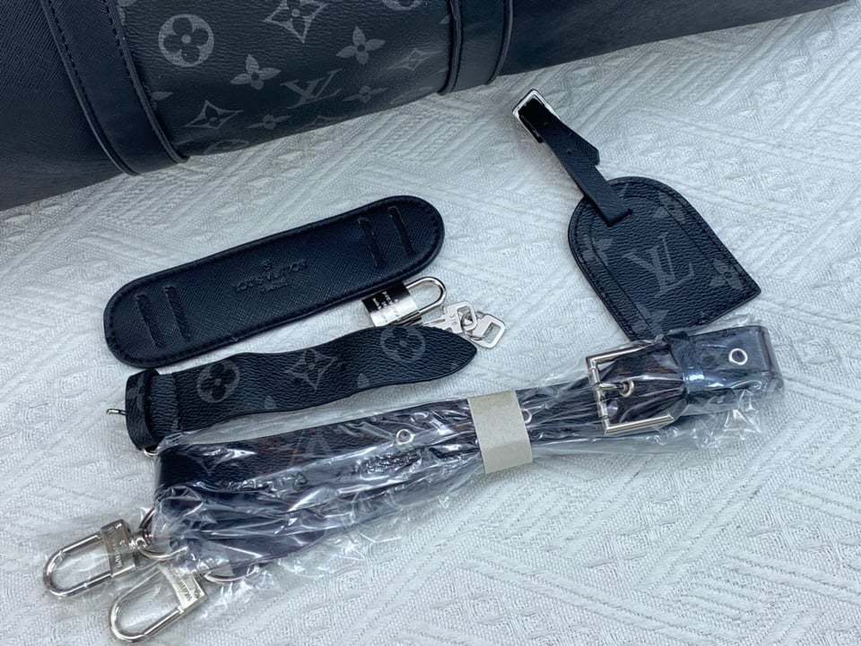 Louis Vuitton Keepall Bandouliere 50Cm Black view 6